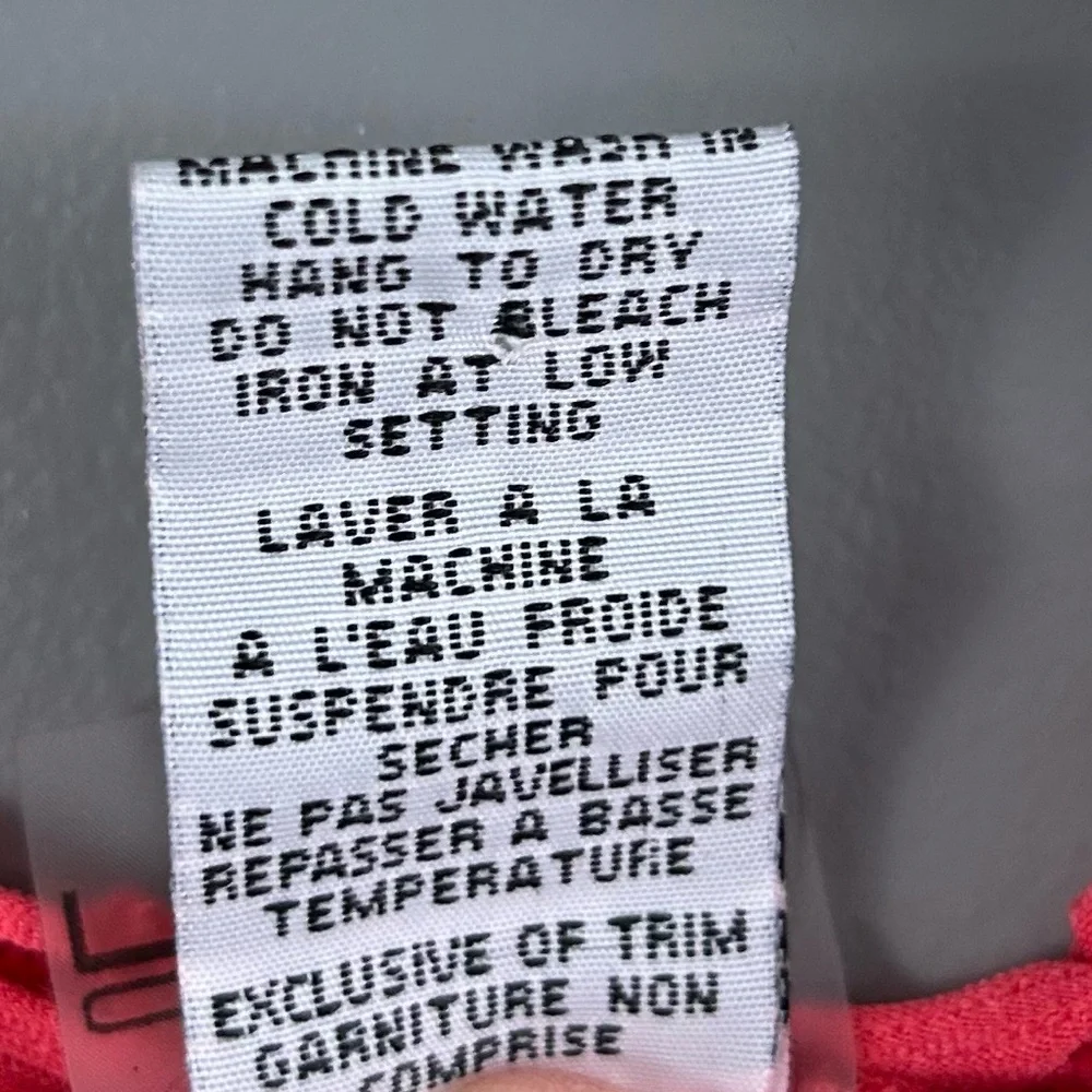 Cover Me Swim Hooded Mesh Zip Up Pink Swim Cover Size Medium - Picture 9 of 9